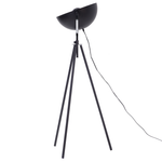 Stehlampe THAMES Metall Schwarz