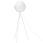 Stehlampe weiss / gold 170 cm rund THAMES