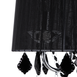 Stehlampe EVANS Metall Schwarz