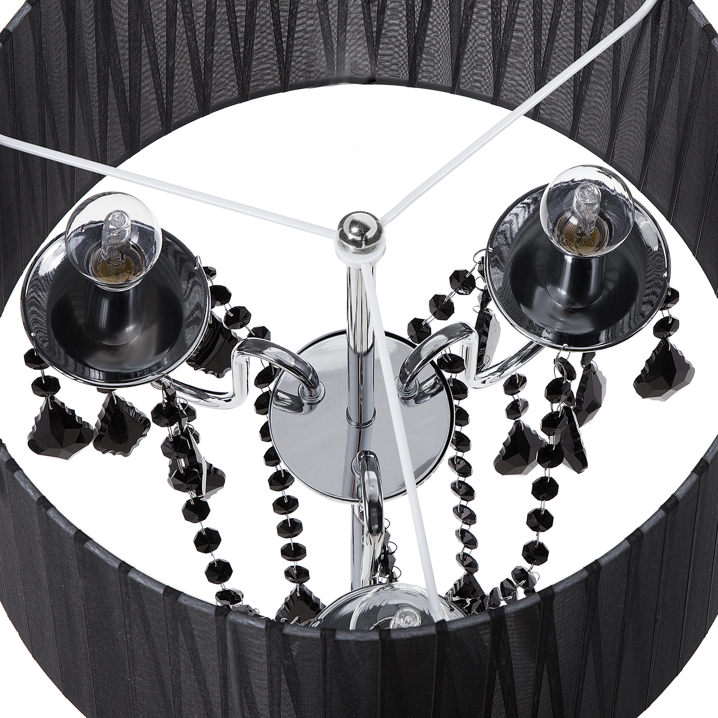 Stehlampe EVANS Metall Schwarz