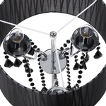Stehlampe EVANS Metall Schwarz