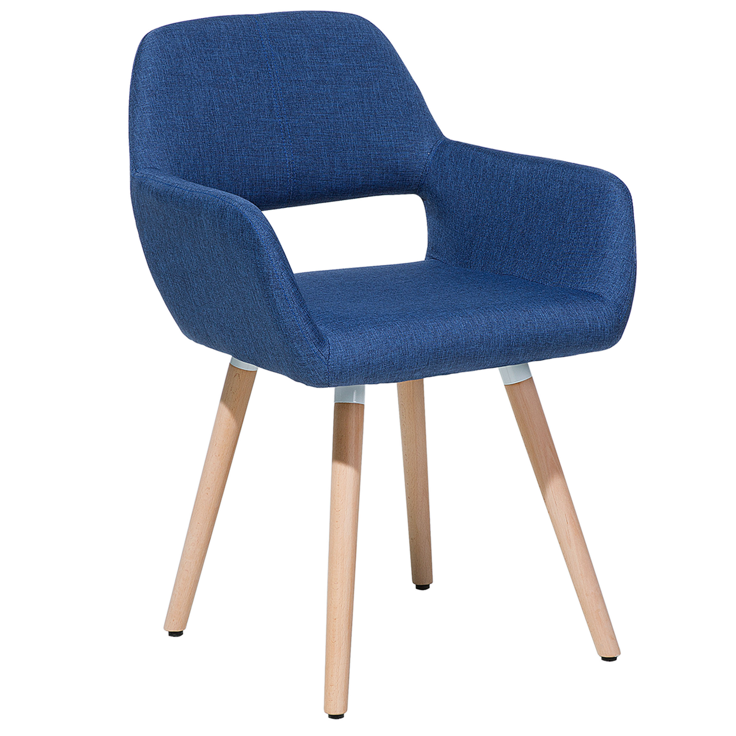 Esszimmerstuhl 2er Set CHICAGO Stoff Marineblau