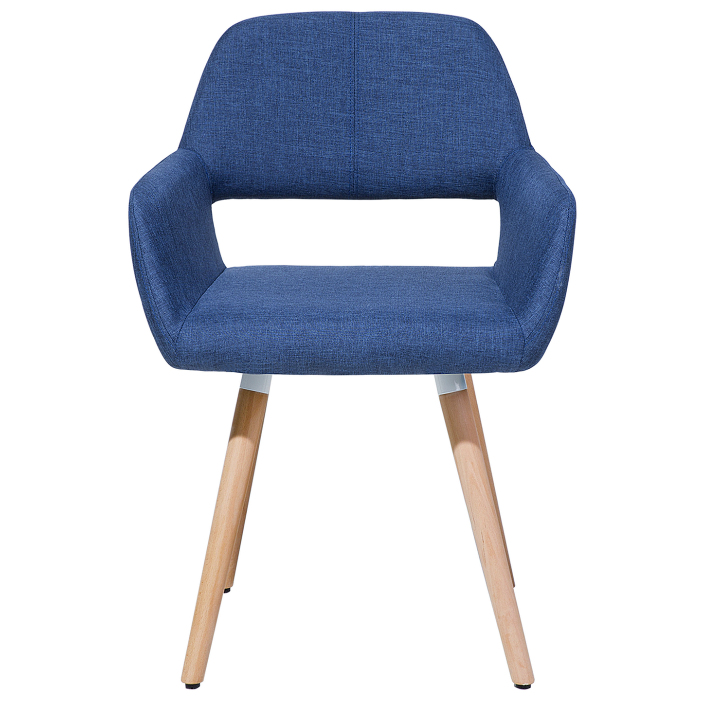 Esszimmerstuhl 2er Set CHICAGO Stoff Marineblau