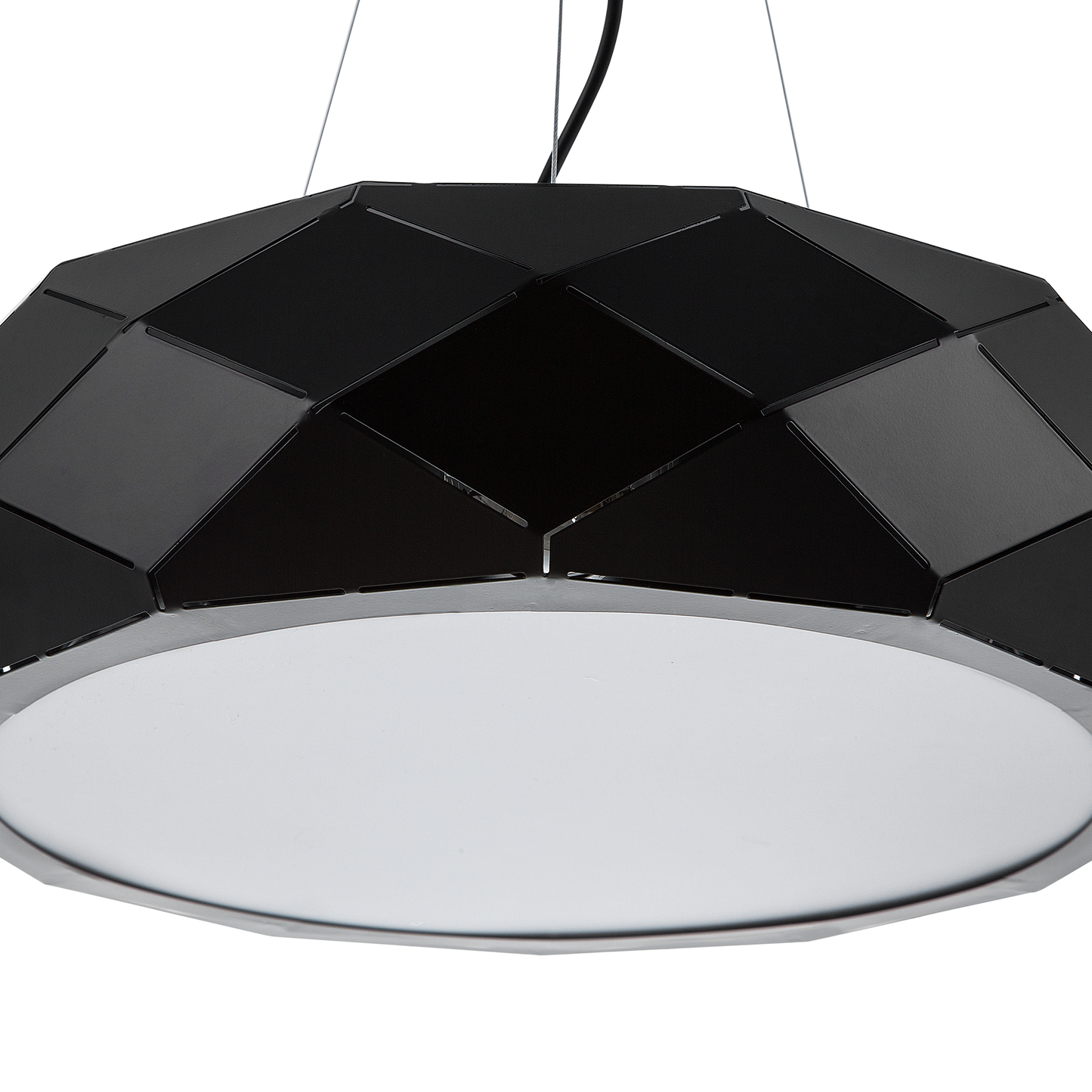 Hängelampe schwarz 3-flammig geometrisch CESANO