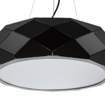 Hängelampe schwarz 3-flammig geometrisch CESANO