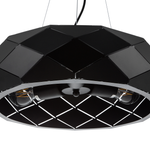 Hängelampe schwarz 3-flammig geometrisch CESANO