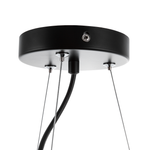 Hängelampe schwarz 3-flammig geometrisch CESANO