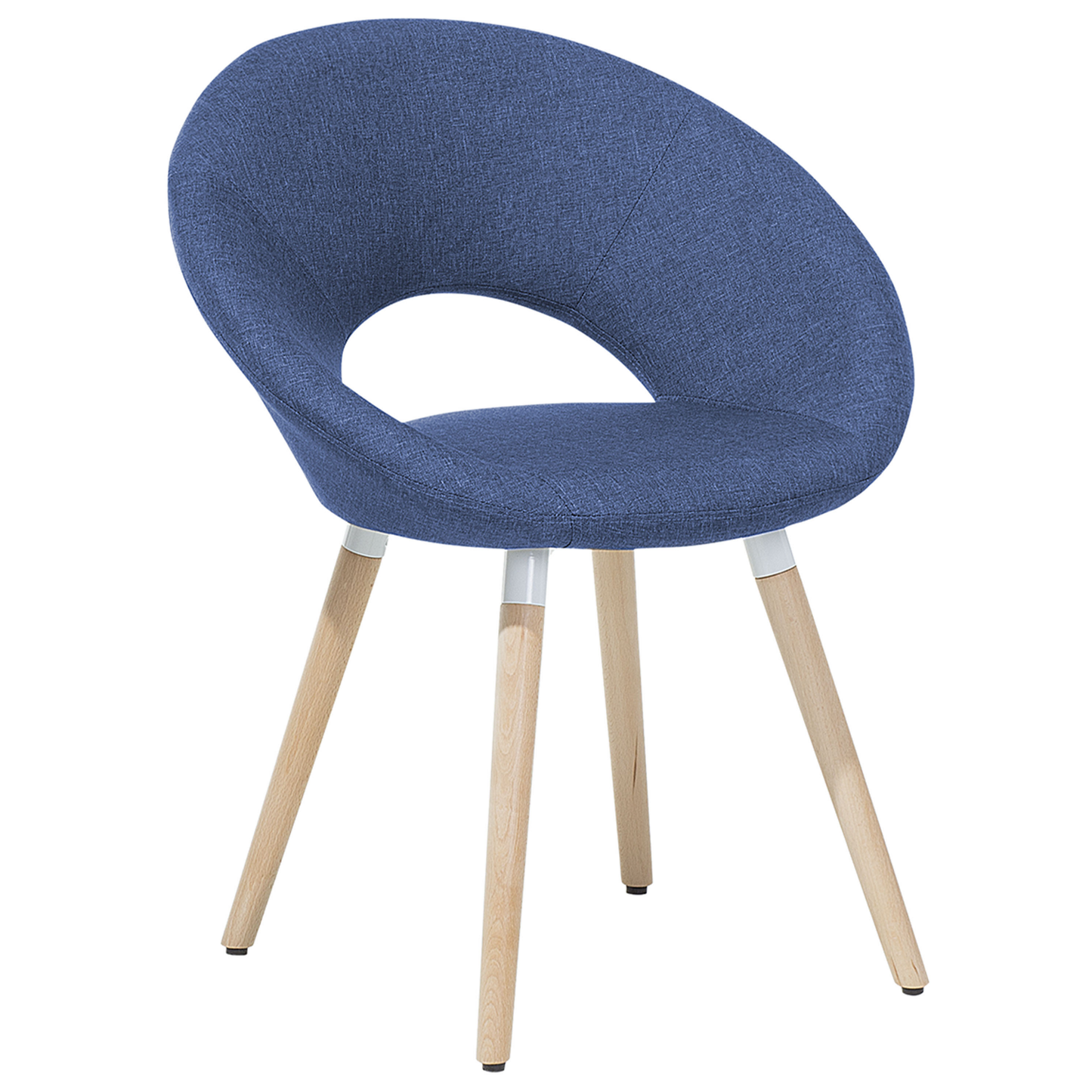 Esszimmerstuhl 2er Set ROSLYN Marineblau