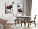 Esstisch MODESTO Grau 118 cm 77 cm Holz