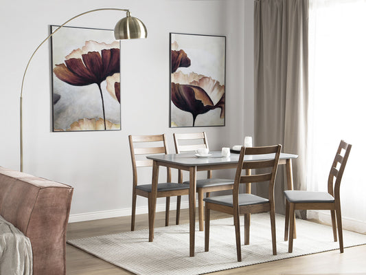 Esstisch MODESTO Grau 118 cm 77 cm Holz