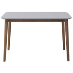 Esstisch MODESTO Grau 118 cm 77 cm Holz