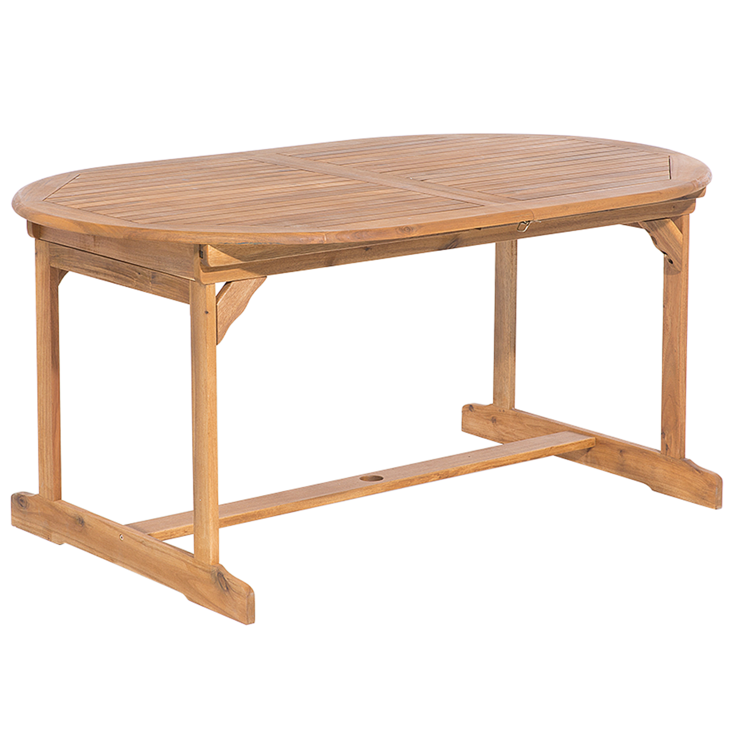 Gartenmöbel Set 8-Sitzer MAUI mit Schirm Akazienholz Taupe