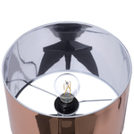 Tischlampe kupfer 55 cm Trommelform STILETTO
