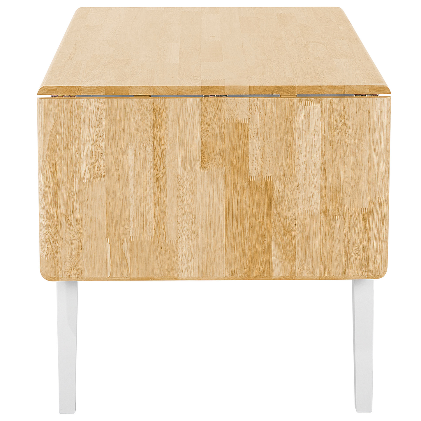 Ausziehbarer Esstisch LOUISIANA Hellbraun 120/160 cm 75 cm Holz