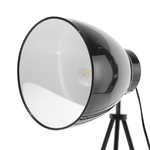 Stehlampe TAMEGA Metall Schwarz