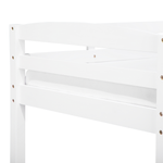 Hochbett Kiefernholz REGAT 90 x 200 cm Weiss
