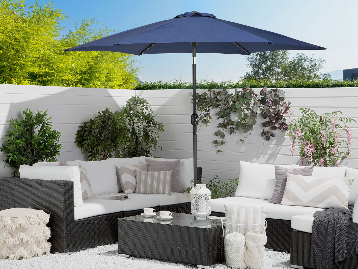 Marktschirm 270 cm VARESE Marineblau