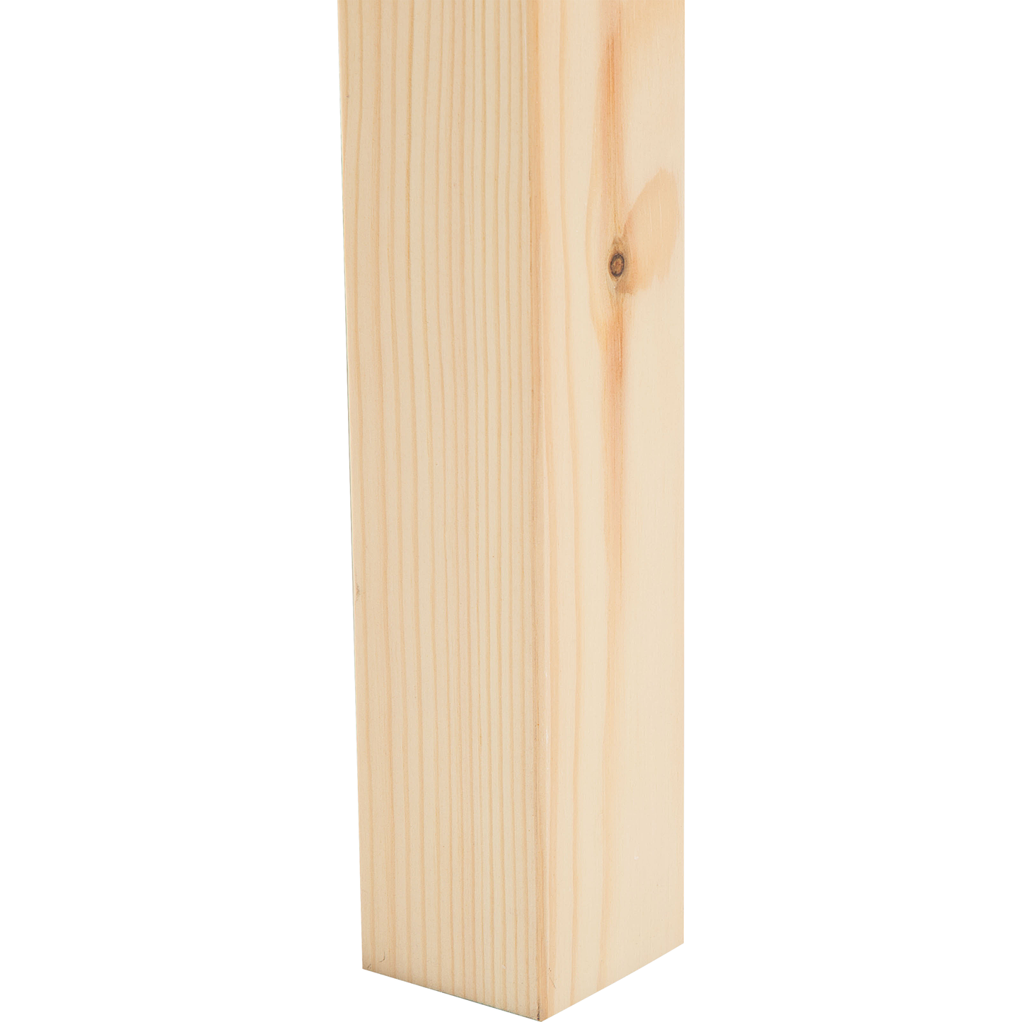 Hochbett Kiefernholz REVIN 90 x 200 cm Hellbraun