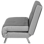 1-SItzer Schlafsofa dunkelgrau / silber FARRIS