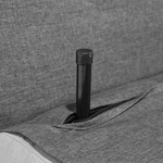 1-SItzer Schlafsofa dunkelgrau / silber FARRIS