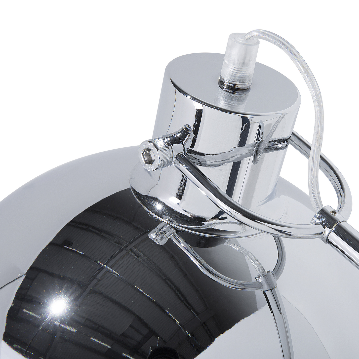Stehlampe DINTEL Metall Silber