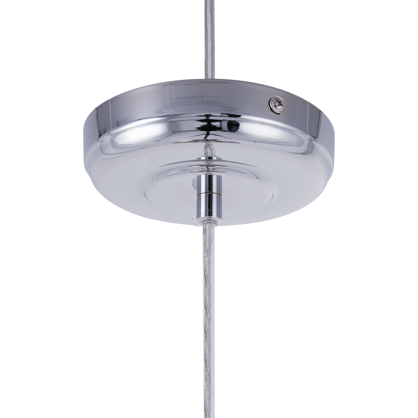 Hängelampe Glas silber Kugelform ASARO