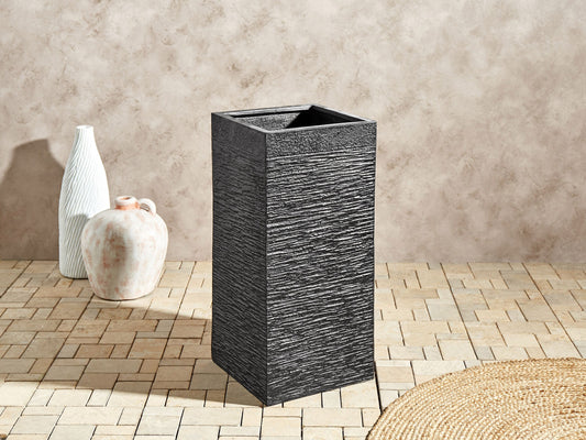 Blumenkübel DION Keramik 33 cm Schwarz