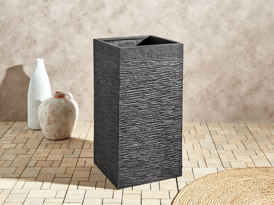 Blumenkübel DION Keramik 40 cm Schwarz