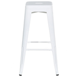 Set mit 2 Barhockern CABRILLO Metall Weiss