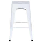 Set mit 2 Barhockern CABRILLO Metall Weiss