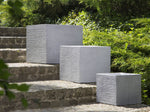 Blumentopf weiss quadratisch 30 x 30 x 28 cm PAROS