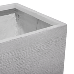 Blumentopf weiss quadratisch 30 x 30 x 28 cm PAROS