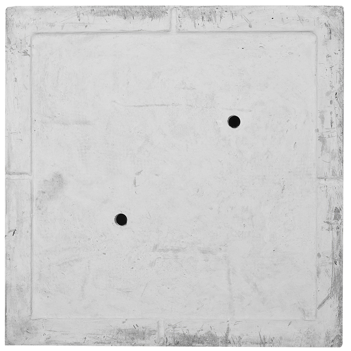 Blumentopf weiss quadratisch 30 x 30 x 28 cm PAROS