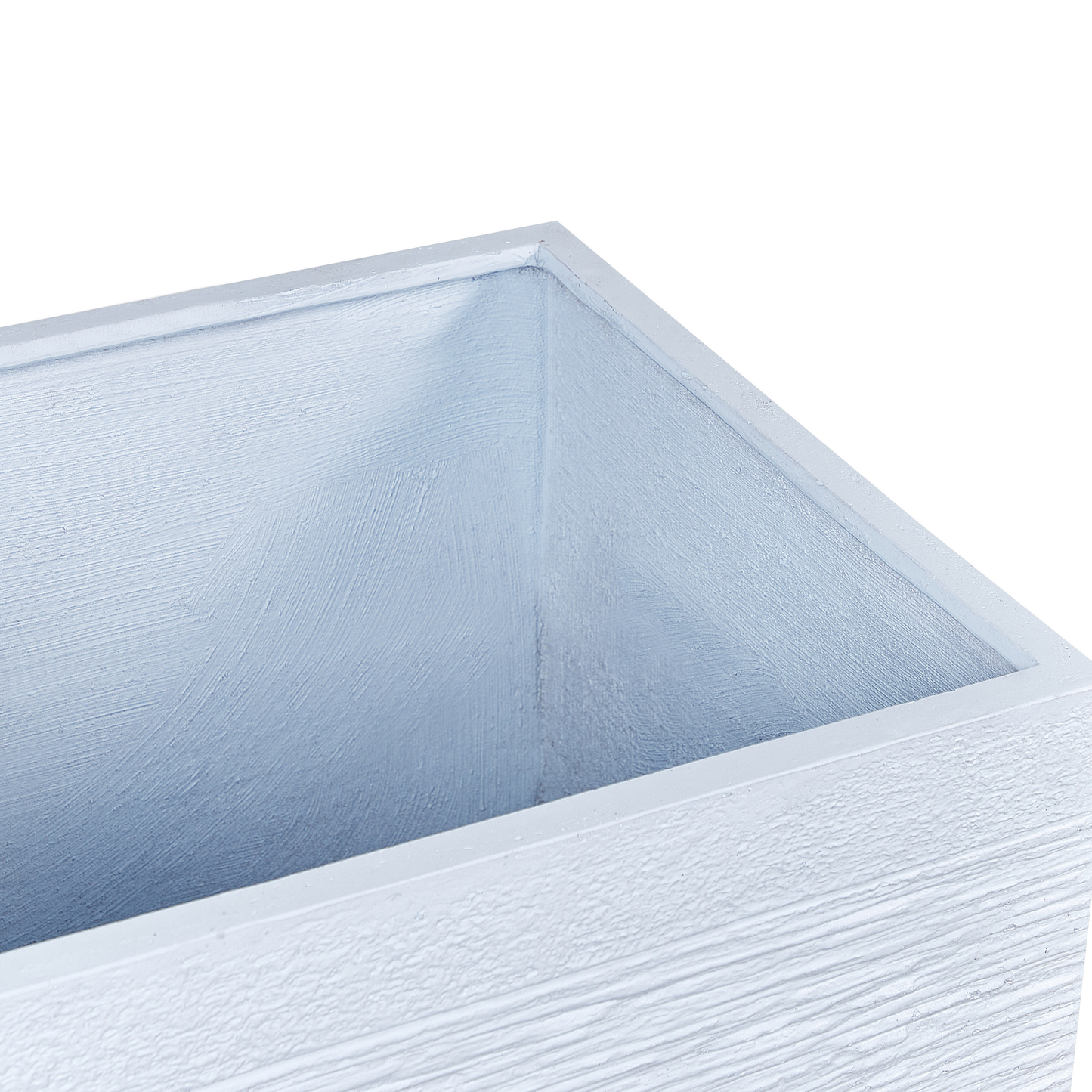 Blumenkübel PAROS Keramik 50 cm Weiss