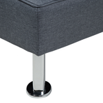 3-Sitzer Schlafsofa dunkelgrau ROXEN