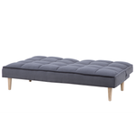 3-Sitzer Schlafsofa Stoff dunkelgrau SILJAN