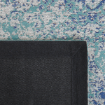 Teppich Baumwolle blau 160 x 230 cm Kurzflor ALMUS