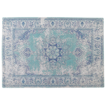 Teppich Baumwolle blau 160 x 230 cm Kurzflor ALMUS