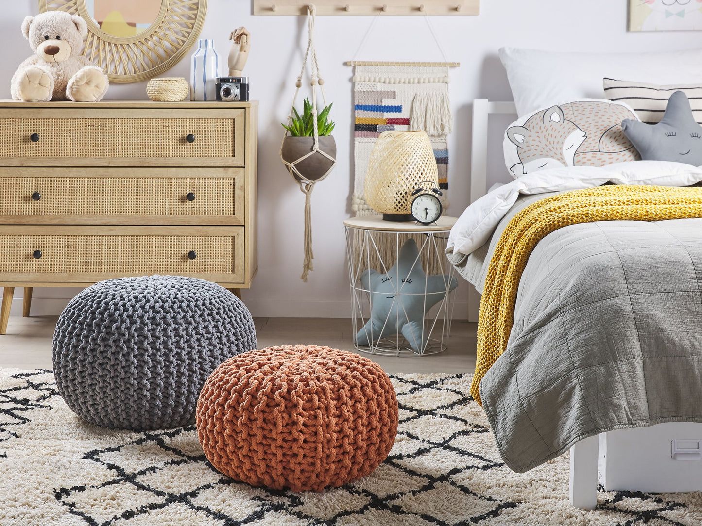 Pouf kupfer ø 40 cm CONRAD