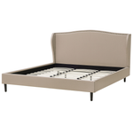 Bett mit Lattenrost Stoff COLMAR 180 x 200 cm Sandbeige