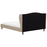 Bett mit Lattenrost Stoff COLMAR 180 x 200 cm Sandbeige