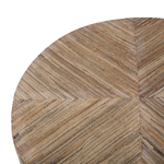 Beistelltisch Teakholz hellbraun ⌀ 35 cm TULITA