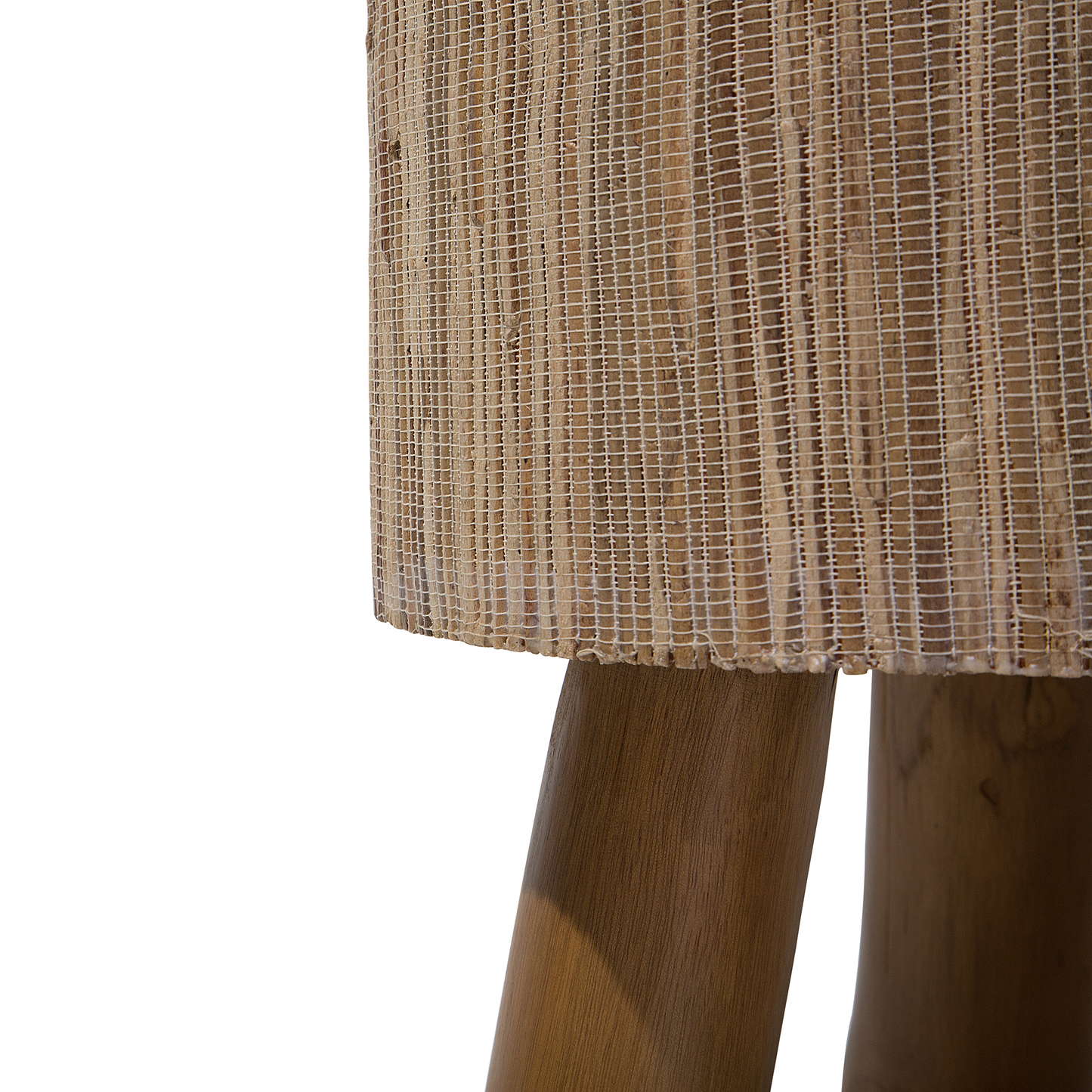 Beistelltisch Teakholz hellbraun ⌀ 35 cm TULITA