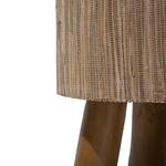 Beistelltisch Teakholz hellbraun ⌀ 35 cm TULITA