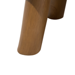 Beistelltisch Teakholz hellbraun ⌀ 35 cm TULITA