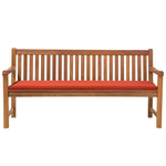 Bankauflage VIVARA 169 x 50 cm Dunkelrot