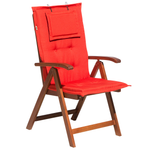 Gartenstuhlauflage TOSCANA 50 x 70 cm Rot