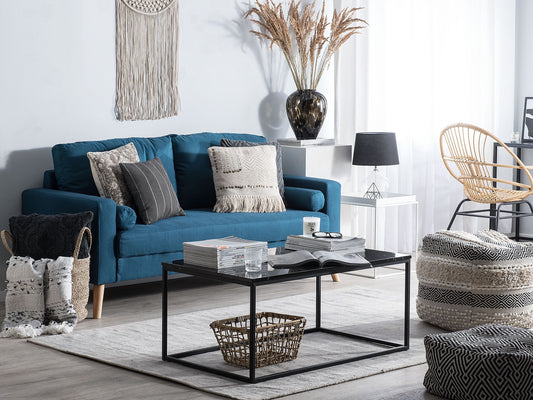 2-Sitzer Sofa seeblau KALMAR