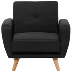 Fernsehsessel FLORLI Stoff Schwarz