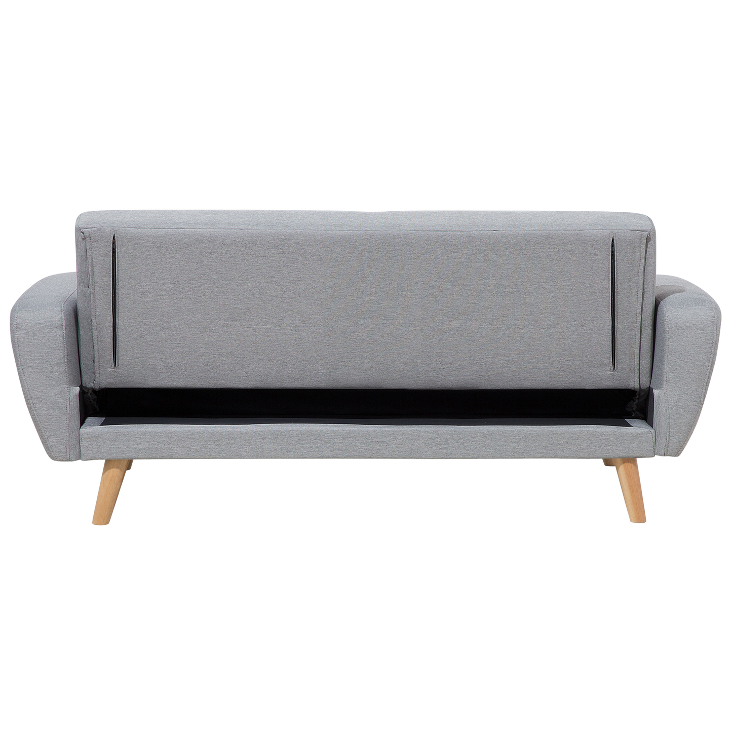 6-Sitzer Sofa Set hellgrau verstellbar mit Ottomane FLORLI